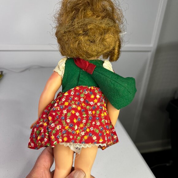 Vintage 1960s Shirley Temple Ideal Doll 14" Toy Collectible In Red Outfit - Picture 5 of 15
